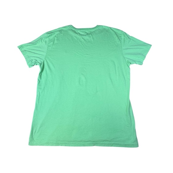 Polo Ralph Lauren T Shirt Mens Large L Short Sleeve Crewneck Pony Lime Green - Picture 4 of 4